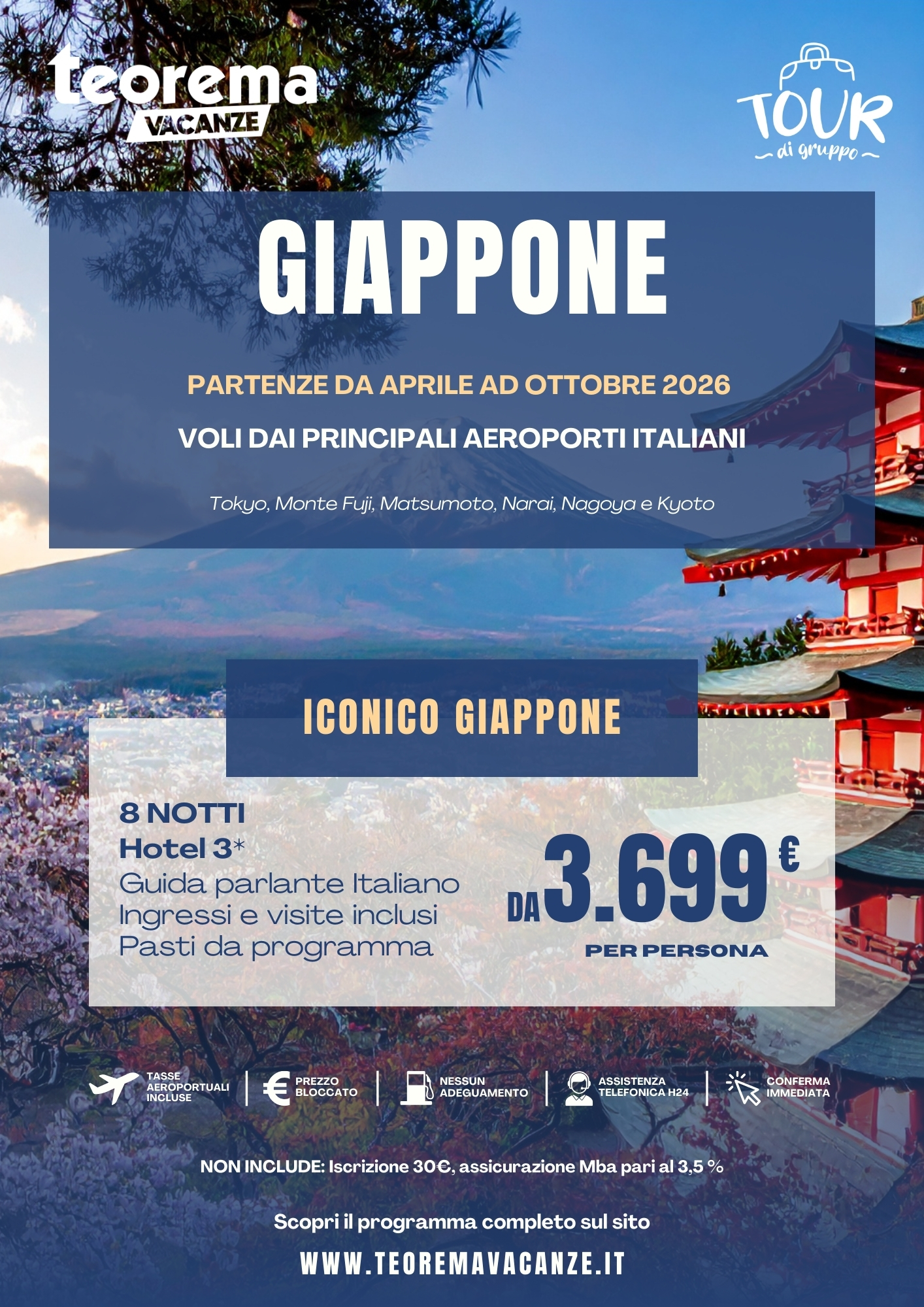 TOUR ICONICO GIAPPONE - SUMMER 26