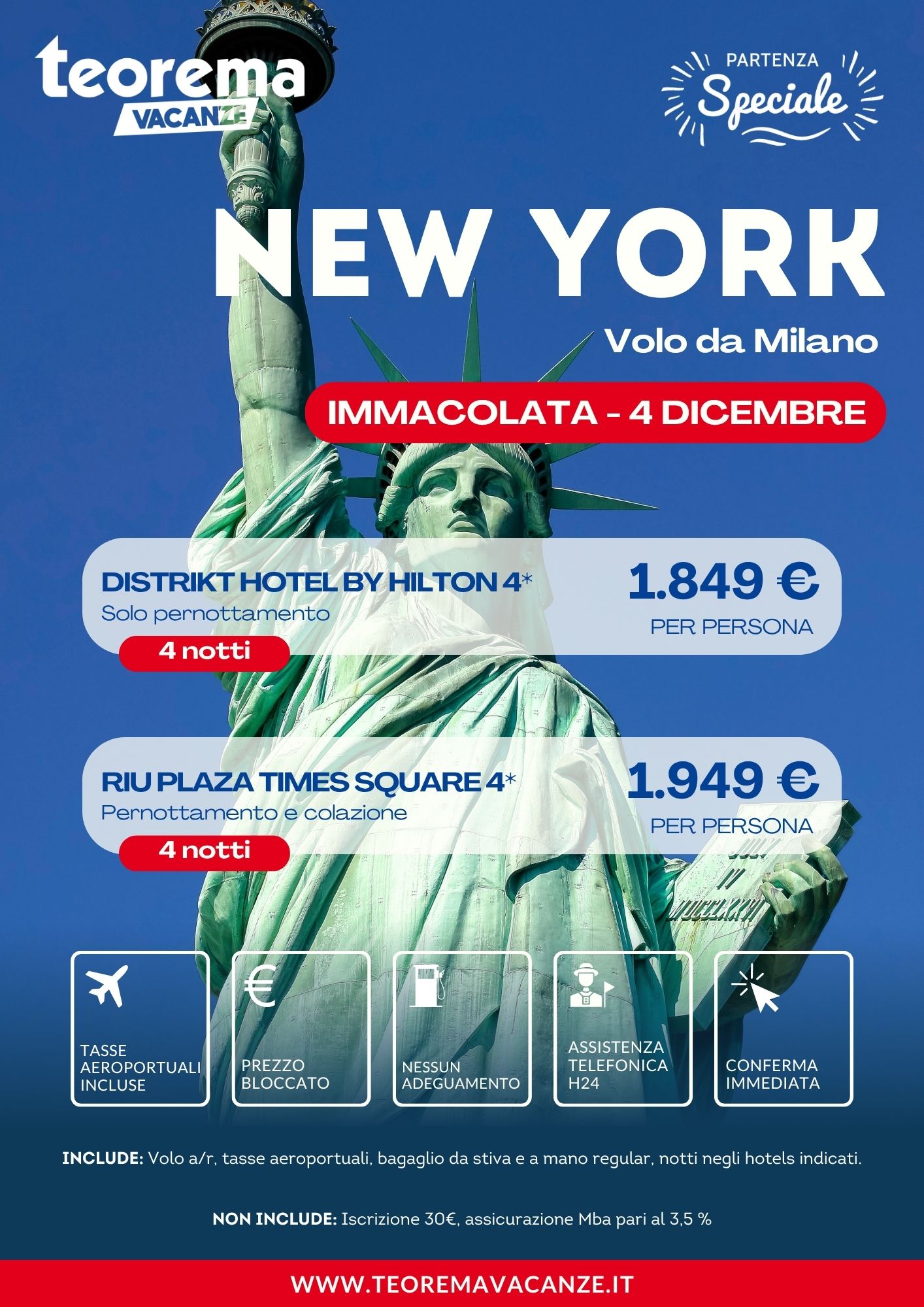 IMMACOLATA NEW YORK - DA MILANO - WINTER 2027