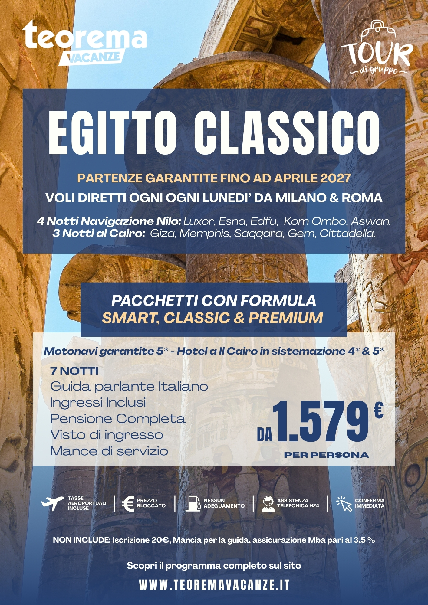 SPECIALE EGITTO CLASSICO - SUMMER 26