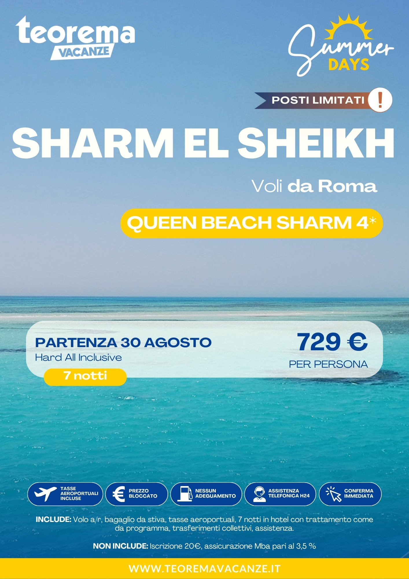 SUMMER DAYS 26 - SHARM EL SHEIKH - DA ROMA